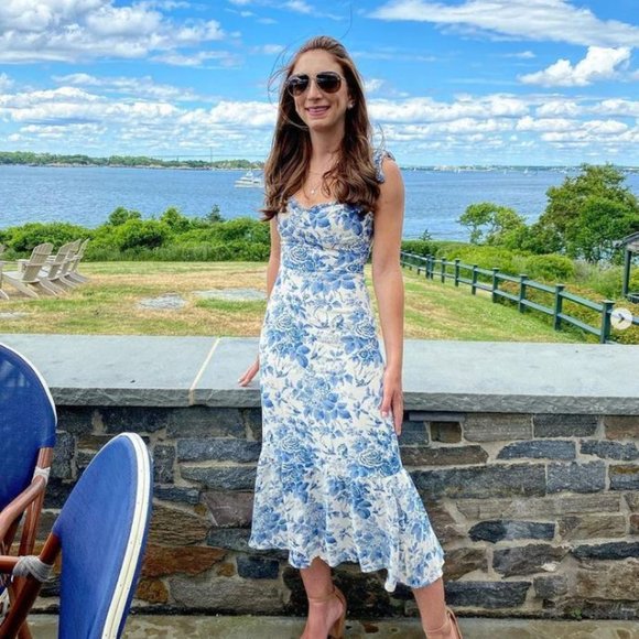 Reformation Nikita Dress in Pompadour - Picture 6 of 14